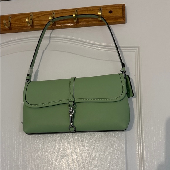 NWT Coach Hamptons  Shoulder Bag in Pale Pistachio CP132 - Picture 1 of 12